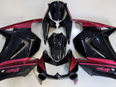 Compra Negro Brillante & Rojo 08-12 Kawasaki Ninja 250 Carenados Moto