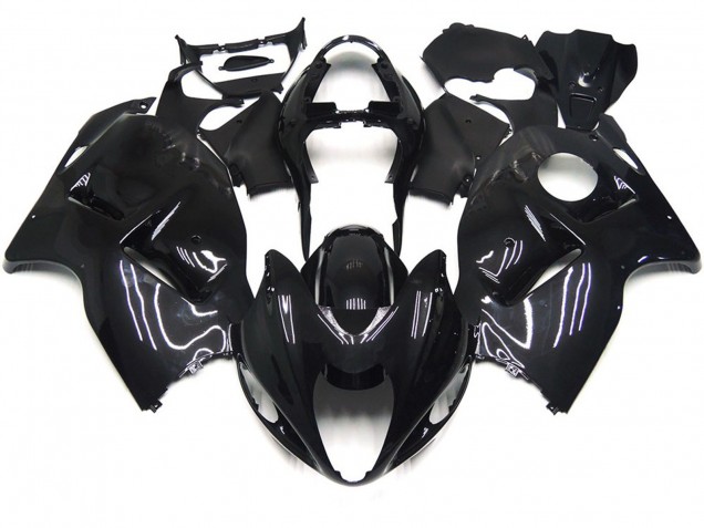 Negro Liso Brillante 97-07 Suzuki GSXR 1300 Carenados Moto Negro Liso Brillante 97-07 Suzuki GSXR 1300 Carenados Moto