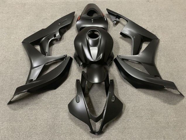 Negro Mate 07-08 Honda CBR600RR Carenados Moto Negro Mate 07-08 Honda CBR600RR Carenados Moto