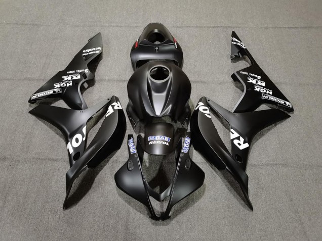 Negro Mate Repsol 07-08 Honda CBR600RR Carenados Moto