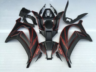 Compra Negro Mate & Rojo 11-15 Kawasaki ZX10R Carenados Moto