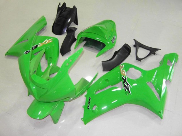 OEM Estilo Verde 03-04 Kawasaki ZX6R Carenados Moto