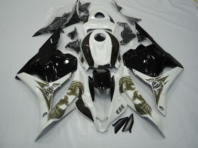 Oro Negro & Blanco 09-12 Honda CBR600RR Carenados Moto Oro Negro & Blanco 09-12 Honda CBR600RR Carenados Moto
