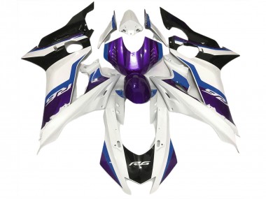 Compra Púrpura & Blanco Brillante 17-21 Yamaha R6 Carenados Moto