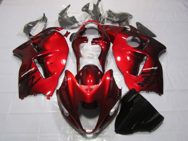 Rojo 97-07 Suzuki GSXR 1300 Carenados Moto