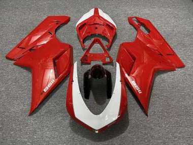 Compra Rojo Brillante Sp 07-14 Ducati 848 1098 1198 Carenados Moto
