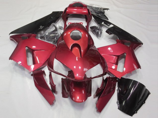 Rojo Caramelo Brillante 03-04 Honda CBR600RR Carenados Moto Rojo Caramelo Brillante 03-04 Honda CBR600RR Carenados Moto