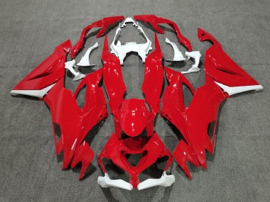 Compra Rojo Con Blanco 19-23 Kawasaki ZX6R Carenados Moto