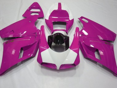Compra Rosa Brillante & Blanco 93-05 Ducati 996 748 916 998 Carenados Moto