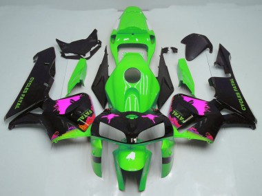 Compra Salpicadura Rosa Sobre Verde 05-06 Honda CBR600RR Carenados Moto