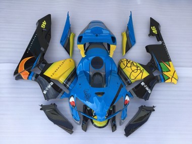 Compra Tiburón Azul & Amarillo 05-06 Honda CBR600RR Carenados Moto