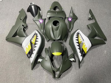 Compra Tiburón Verde Mate & Amarillo 07-08 Honda CBR600RR Carenados Moto