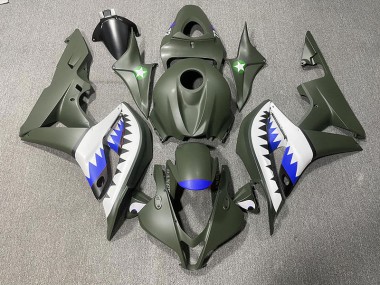 Compra Tiburón Verde Mate & Azul 07-08 Honda CBR600RR Carenados Moto