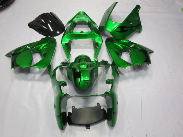 Verde 00-02 Kawasaki ZX6R Carenados Moto Verde 00-02 Kawasaki ZX6R Carenados Moto