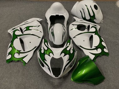 Compra Verde & Blanco 97-07 Suzuki GSXR 1300 Carenados Moto