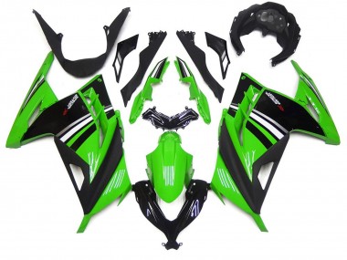 Compra Verde Blanco & Negro Brillo 13-18 Kawasaki Ninja 300 Carenados Moto