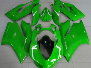 Compra Verde Brillante & Blanco 11-14 Ducati 1199 Carenados Moto