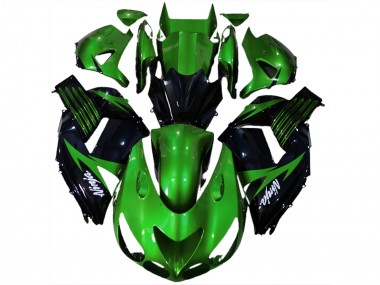 Compra Verde Brillante & Negro 06-11 Kawasaki ZX14R Carenados Moto