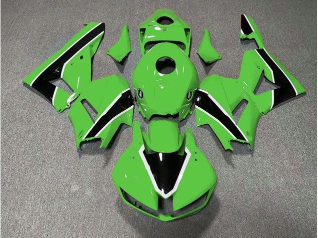 Verde Brillante & Negro 13-23 Honda CBR600RR Carenados Moto
