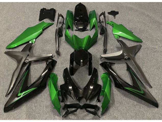 Verde Brillante & Verde R 08-10 Suzuki GSXR 600-750 Carenados Moto